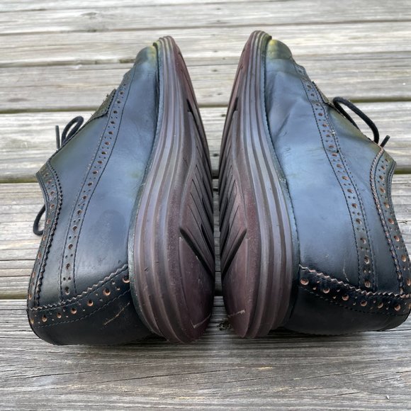 Cole Haan Men Shoes Lace Up Oxford Dress Shoes Bla - Picture 9 of 10